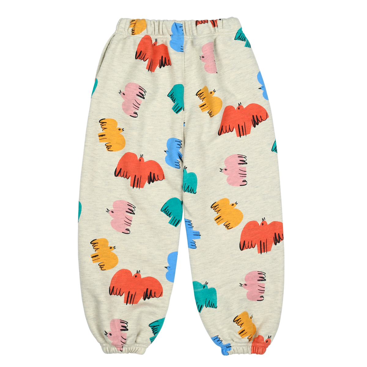 Jelly Mallow Colorful Birds Lounge Pants | Oat – GREEN HEARTS PINK
