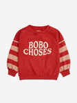 Bobo Choses Stripes Sweatshirt - Red