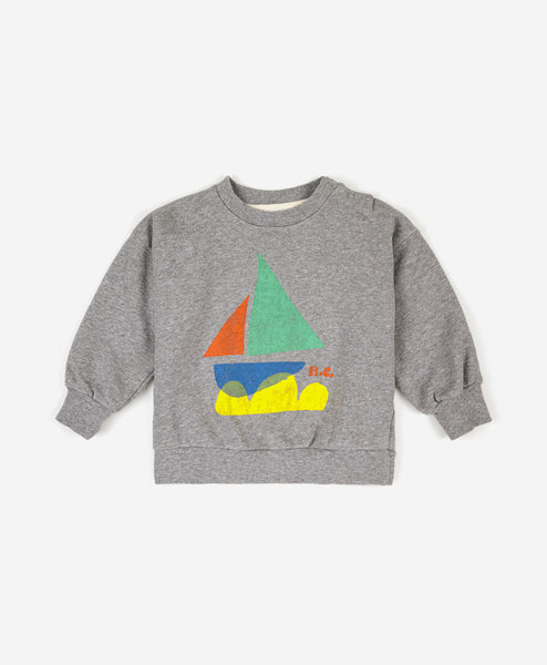 Bobo Choses Baby Sail Boat Sweatshirt - Multi