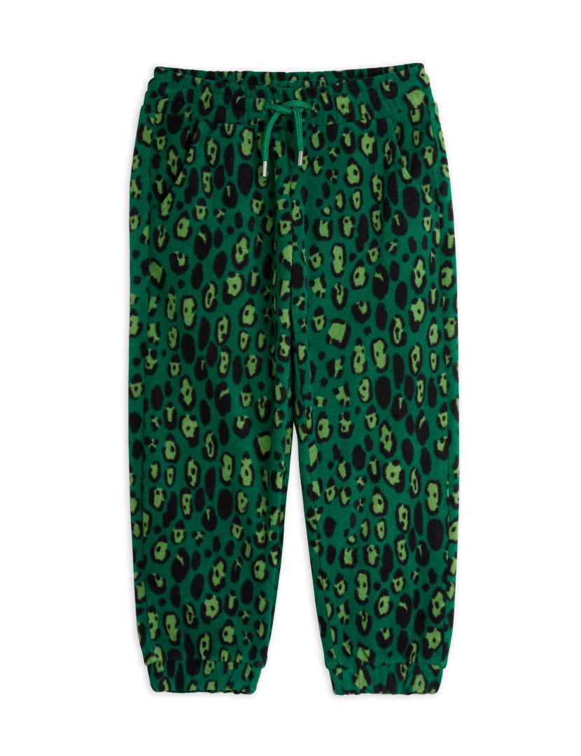 Mini Rodini Leopard Fleece Trousers | Green – GREEN HEARTS PINK