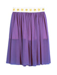 Mini Rodini Star Tulle Long Skirt | Purple