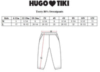 Hugo Loves Tiki Terry 80’s Sweatpants | Blue Bunnies