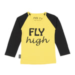 Moi T-Shirt | Fly Yellow - Green Hearts Pink