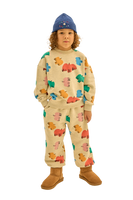 Jelly Mallow Colorful Birds Sweatshirt | Oatmeal