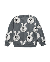 Little Man Happy BUNNY SWEATSHIRT | GREY