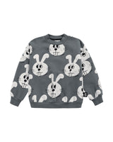 Little Man Happy BUNNY SWEATSHIRT | GREY