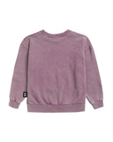 Little Man Happy ACID EASY PEASY SWEATSHIRT | PURPLE ACID WASH