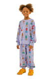 Jelly Mallow Shape Pigment Lounge Pants | Purple