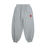 Jelly Mallow Peace Patch Lounge Pants | Melange Grey