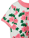 Mini Rodini Roses AOP SS T-shirt | Pink