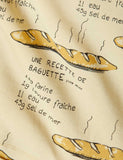 Mini Rodini Baguette AOP SS Tee | Yellow