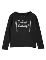 Mini Rodini What’s Cooking LS Shirt | Black