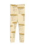 Mini Rodini Baguette AOP Leggings | Yellow