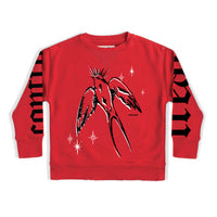 Nununu Bird Inked Sweatshirt | Red