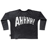 Little Man Happy CHILL OUT LS TEE | BLACK