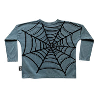 Little Man Happy MR SPIDER LS TEE | BLUE