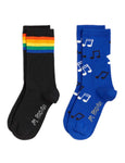 Mini Rodini Music 2-Pack Socks | Multi