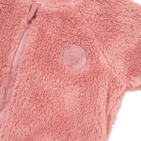 Huxbaby Rainbow Bear Fur Jacket | Dusty Rose