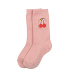 Jelly Mallow Cherry Socks | Pink