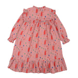 Jelly Mallow Santa Frill Dress | Pink