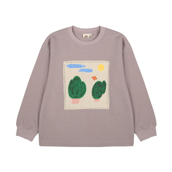 Jelly Mallow Way Home LS T-Shirt | Purple