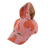 Jelly Mallow Pear Corduroy Rabbit Hat | Pink