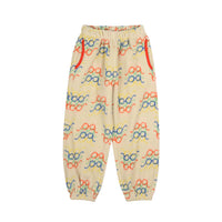 Jelly Mallow Glasses Fleece Lounge Pants | Cream