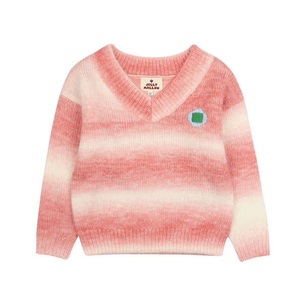 Jelly Mallow Flower Sweater | Pink