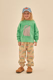 Jelly Mallow Glasses Fleece Lounge Pants | Cream