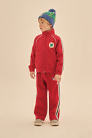 Jelly Mallow Bird Track Pants | Red