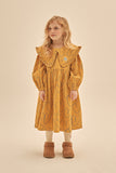 Jelly Mallow Heart Collar Dress | Yellow