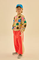 Jelly Mallow Colorful Apple Sweatshirt | Beige