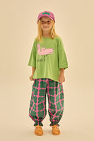 Jelly Mallow Clover Aladdin Pants | Purple