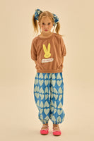 Jelly Mallow Heart Aladdin Pants | Blue