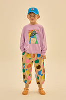 Jelly Mallow Colorful Apple Lounge Pants | Beige
