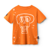 Nununu Kooky Skull T-Shirt | Orange Sun