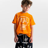 Nununu Kooky Skull T-Shirt | Orange Sun