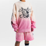 Nununu Captain Cat Sweatshirt | Hot Pink