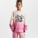Nununu Captain Cat Sweatshirt | Hot Pink