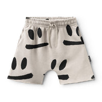 Nununu Smirk Round Shorts | Smokey Grey