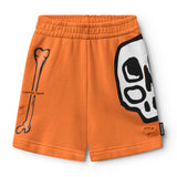 Nununu Silou Skull Sweatshorts | Orange Sun