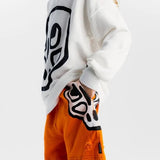 Nununu Silou Skull Sweatshorts | Orange Sun