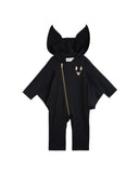 Mini Rodini Bat Sleeve Onesie | Black