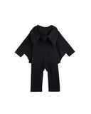 Mini Rodini Bat Sleeve Onesie | Black