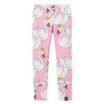 Kukukid Leggings | Pink Swans