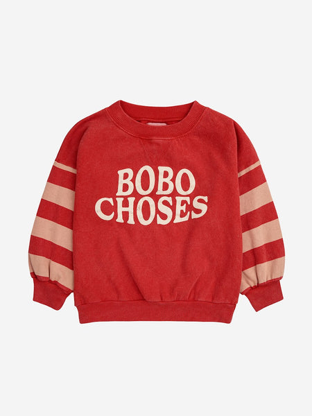 Bobo Choses Stripes Sweatshirt - Red