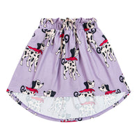 Dear Sophie Dalmatian Midi Skirt | Purple