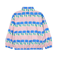 Jelly Mallow Big Flower Windbreaker | Pink