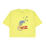 Jelly Mallow Elephant Pigment T-shirt | Yellow
