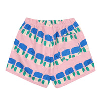 Jelly Mallow Big Flower Shorts | Pink